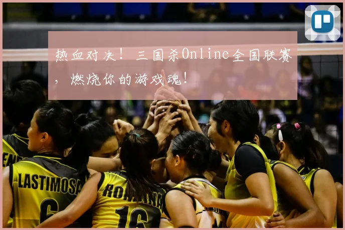 热血对决！三国杀Online全国联赛，燃烧你的游戏魂！